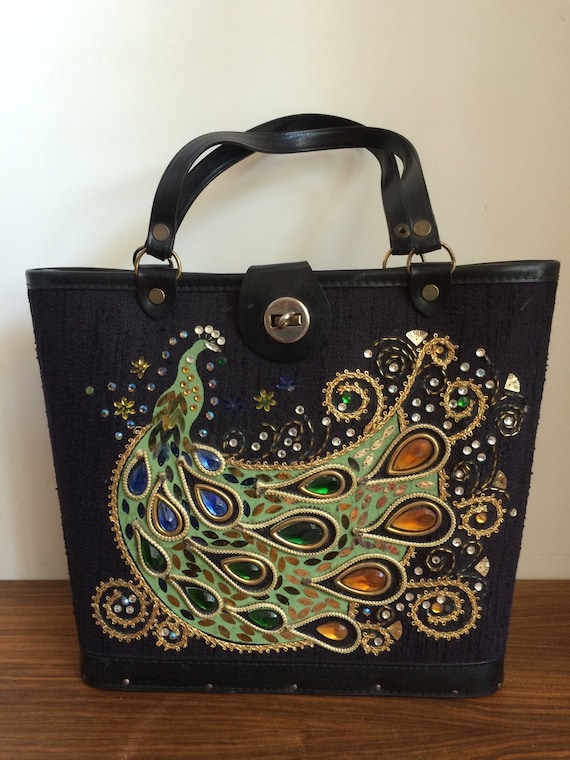Enid collins style peacock bag