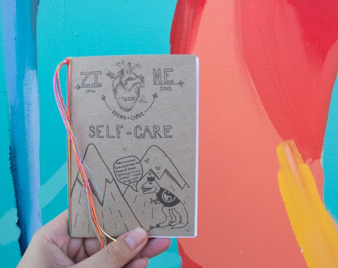 Interactive Intro to Selfcare Zine Handmade Selfcare Books and Zines Etsy