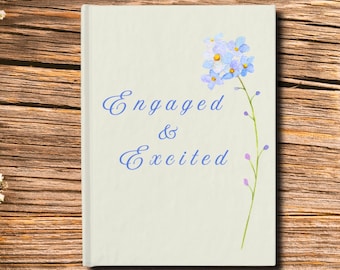Personalized Wedding Planner Journal: Floral Engagement Gift