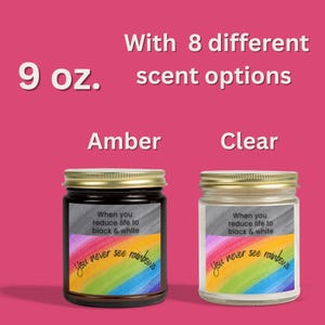 Gift for Pride Month Scented Candle  Ally pride gift LGBTQ+  LGBT candle queer pride candle  lesbian gift candle trans pride support gift
