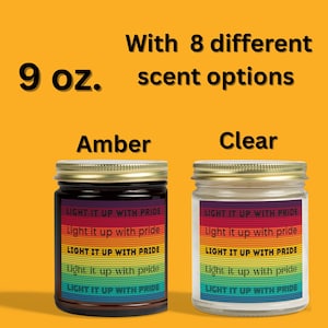 Gift for Pride month pride month candles trans pride queer pride gay gifts for him pride candle gay gift lesbian gifts for her LGBTQ gifts
