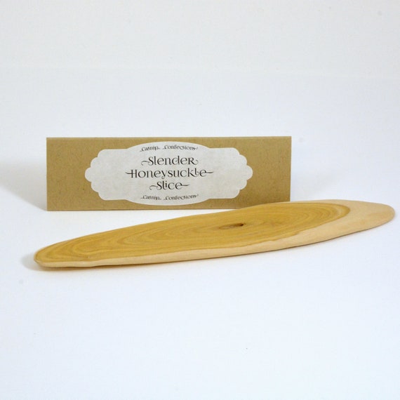 Slender Honeysuckle Wood Slice Cat Toy