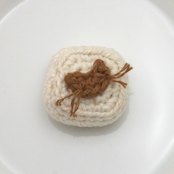 Catnip Caramel, Crocheted Cat Toy Candy Play Food BonBon