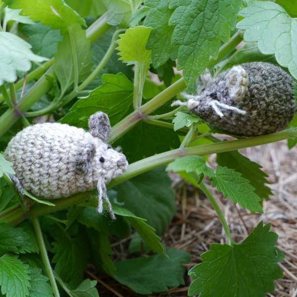 Catnip Mouse Cute Crochet Wool Cat Toy