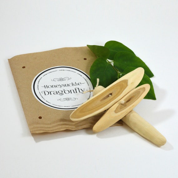 Dragonfly Honeysuckle Wood Cat Toy