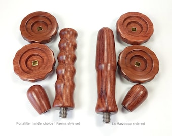 Handmade Exotic Hardwood Parts Set: Rocket R58 Appartamento Espresso Coffee Machine. clubWOOD
