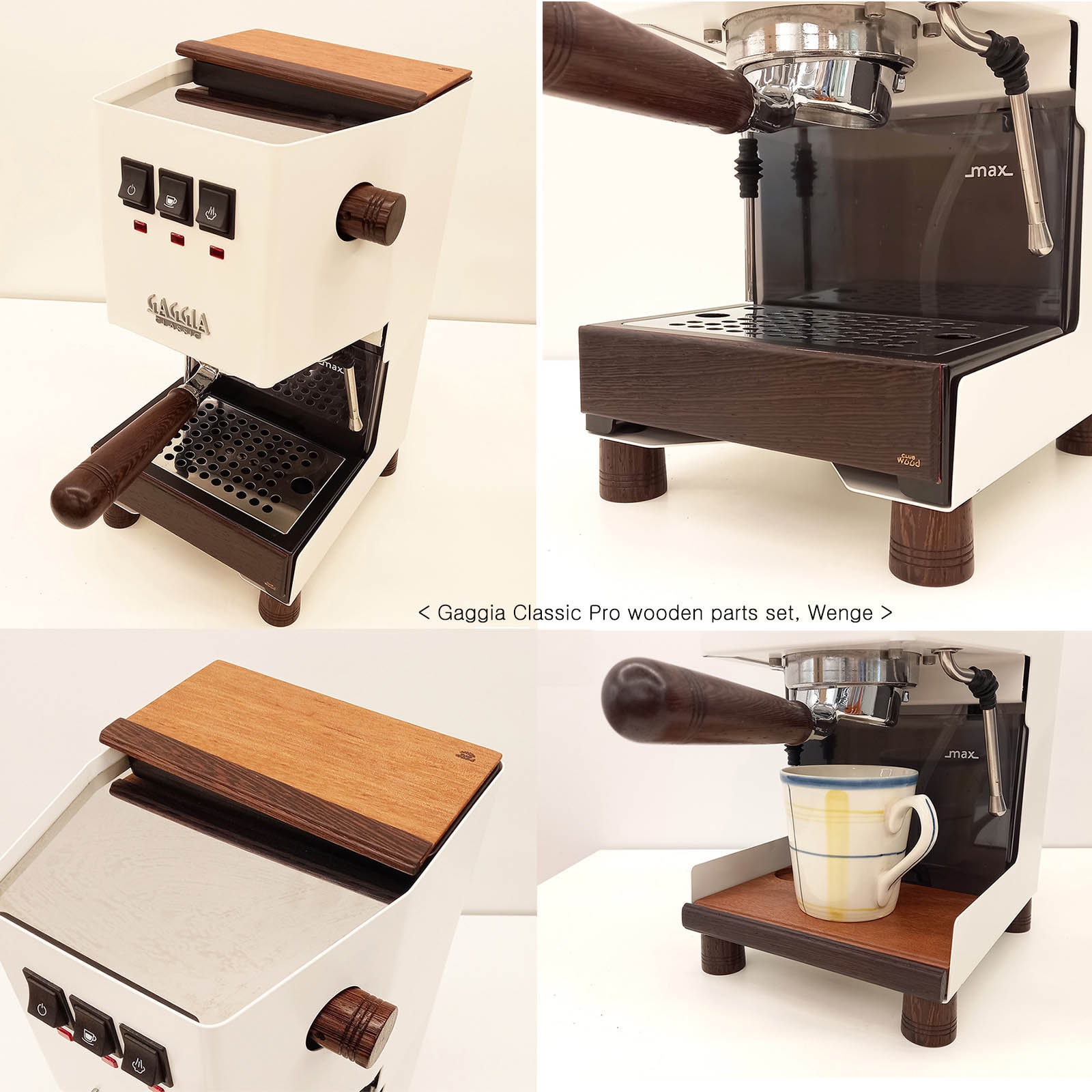Gaggia Classic Pro Coffee Machine Wood Custom Steam Knob Etsy Hong Kong