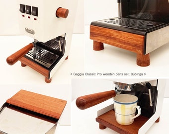 Gaggia Classic Pro Evo Pro Coffee Machine Wood Custom Steam Knob
