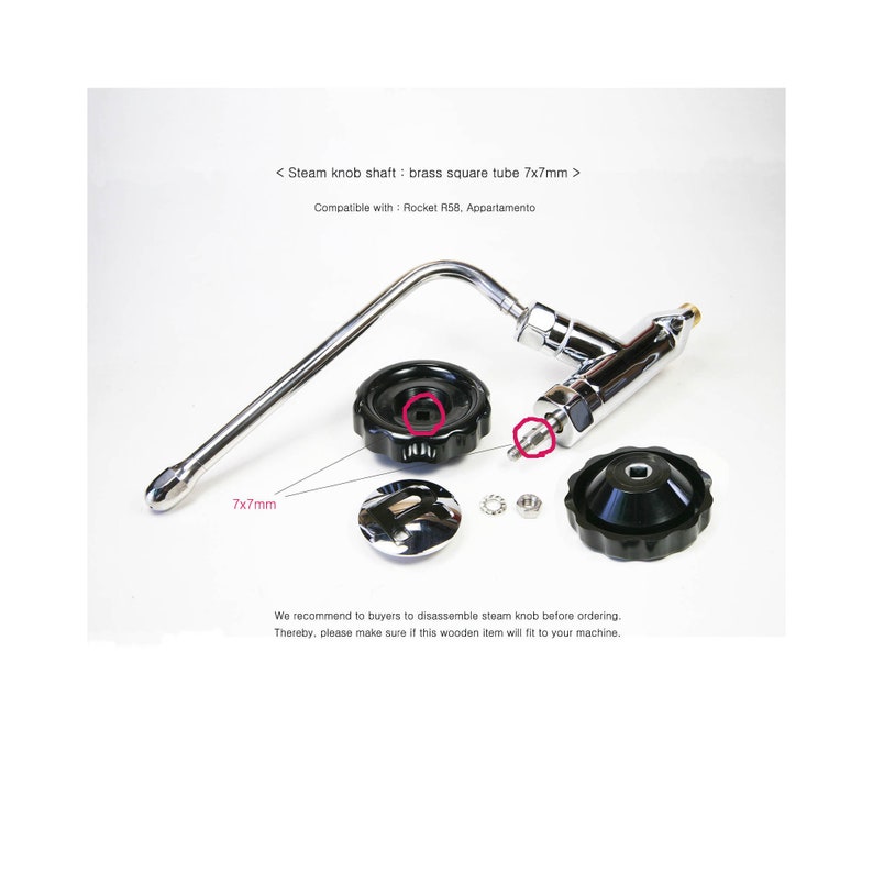 Rocket R58 Appartamento Espresso Machine Premium Wooden Parts Set