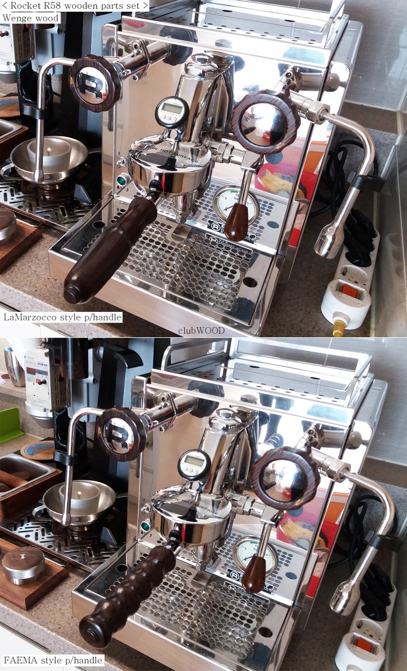 Rocket R58 Appartamento Espresso Machine Premium Wooden Parts Set