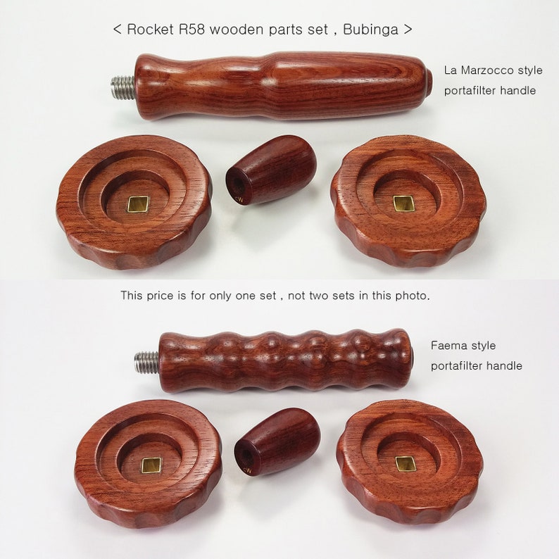 Rocket R58 Appartamento Espresso Machine Premium Wooden Parts Set