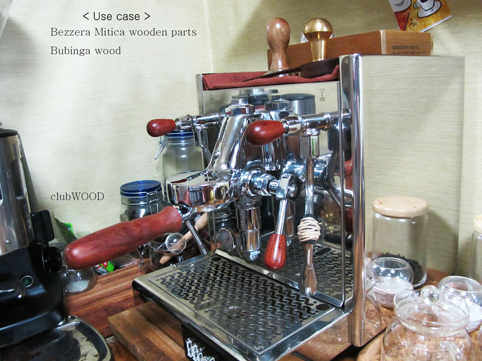 Gaggia Classic Pro coffee machine wood custom FULL set clubWOOD