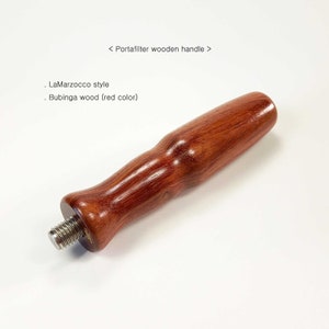 LaMarzocco style portafilter wooden handle handmade espresso coffee machine clubWOOD