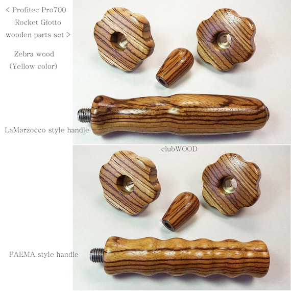 Rocket Giotto Cellini Espresso Machine Wooden Parts Set Clubwood