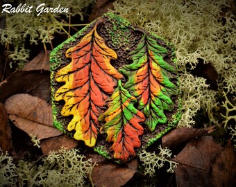 Forest Floor: Autumn Oak Leaves