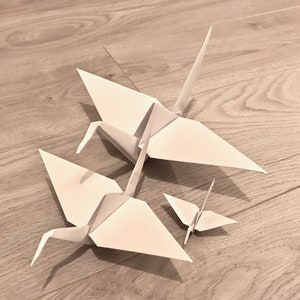 10 x Origami Kraan Reus Groot afbeelding 2