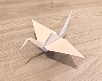 10 x Origami Kranich Crane Groß