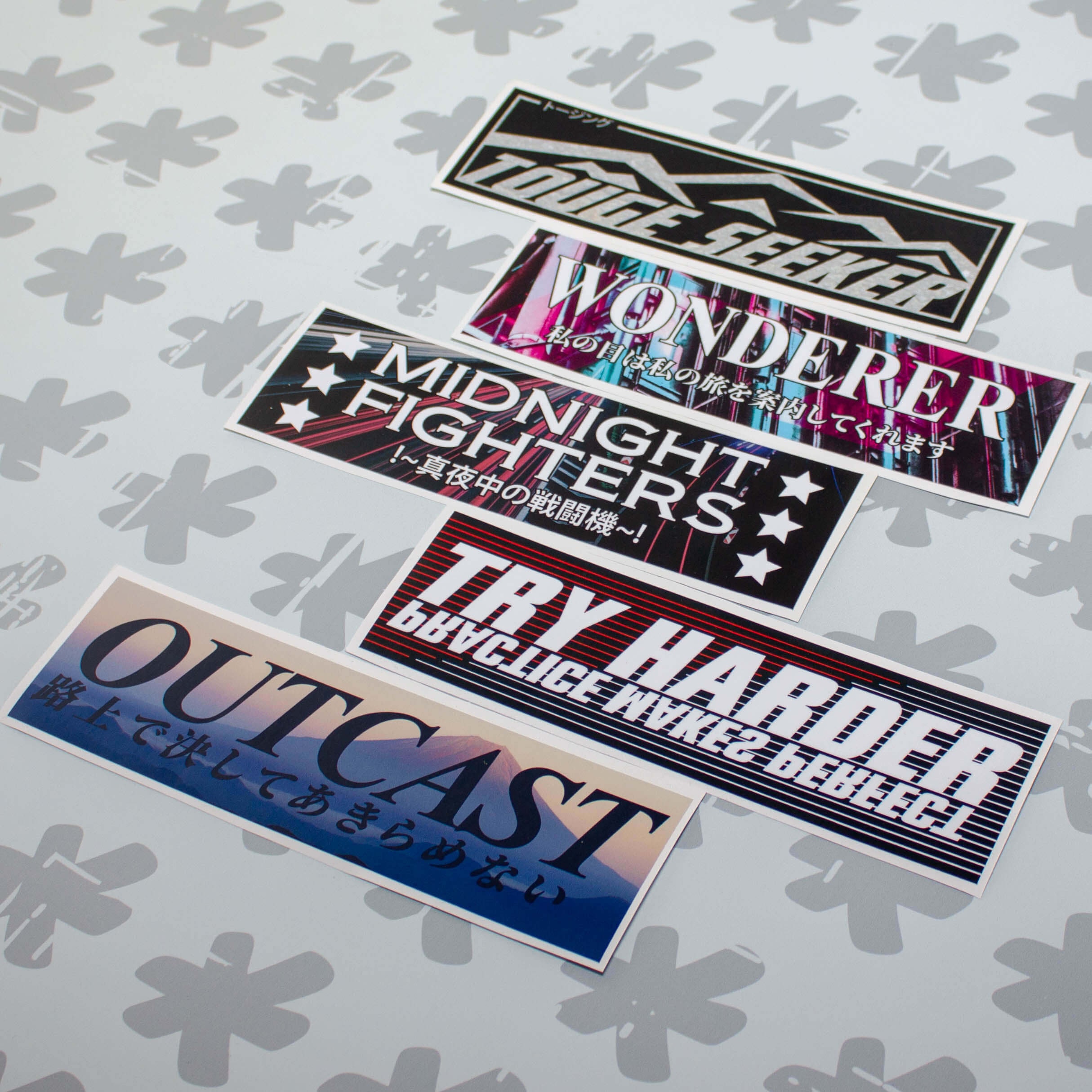 JDM themed slap sticker MEGA pack FIFTEEN decals with free Etsy