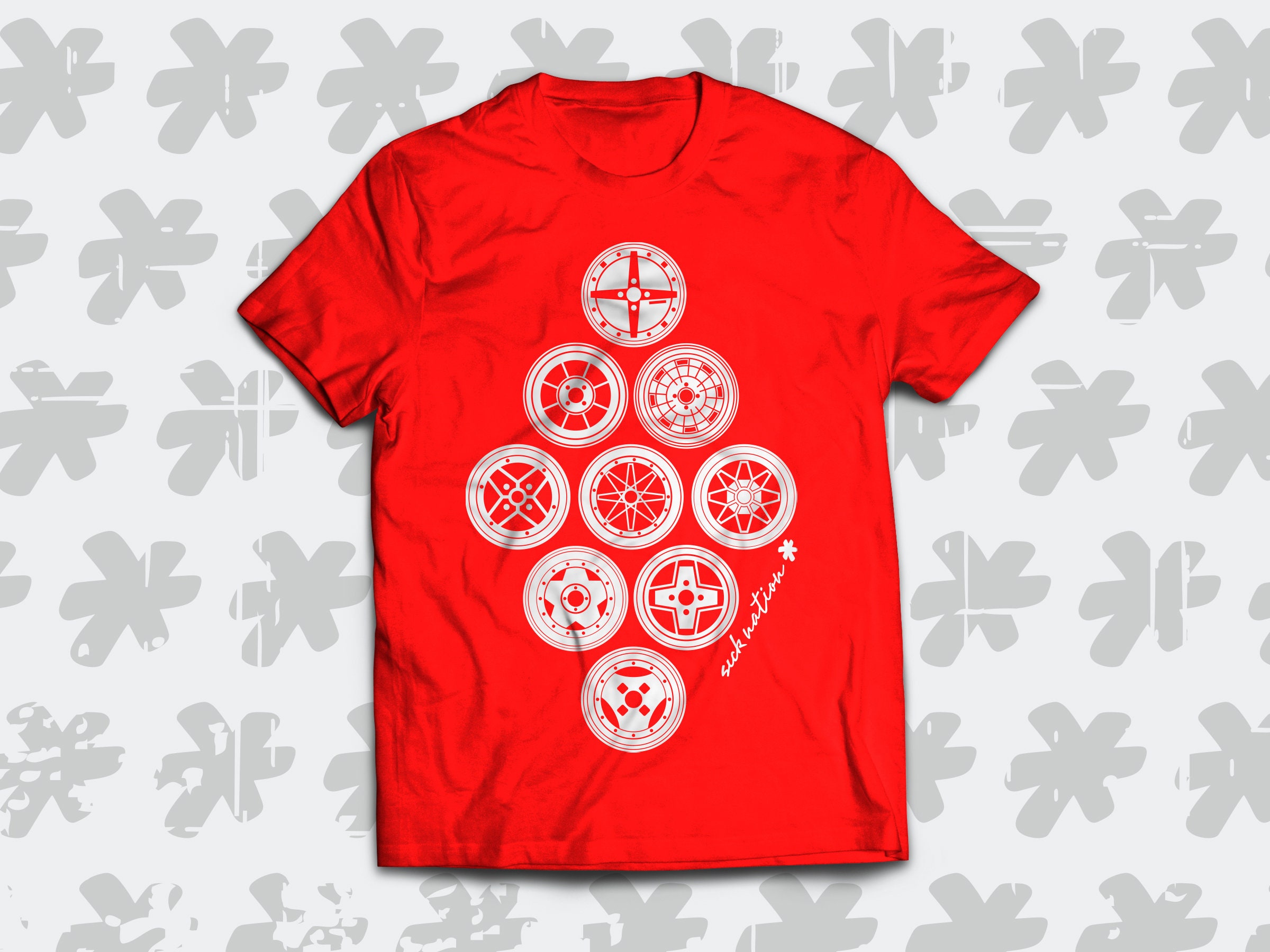 CarService x RR Rims Tシャツ Parts from Japan X Weds Kranze Cerberus 2 T Shirt – Parts From Japan