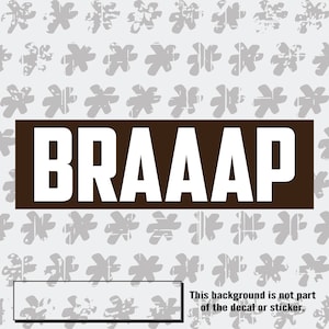 BRAAAP Slap sticker