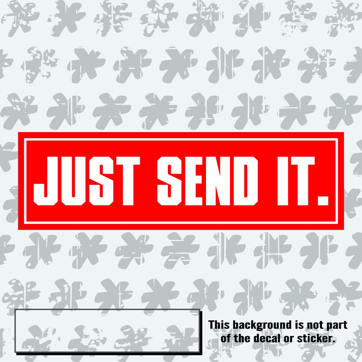 Justsendit Slap Sticker Just Send It Slap Sticker - Etsy