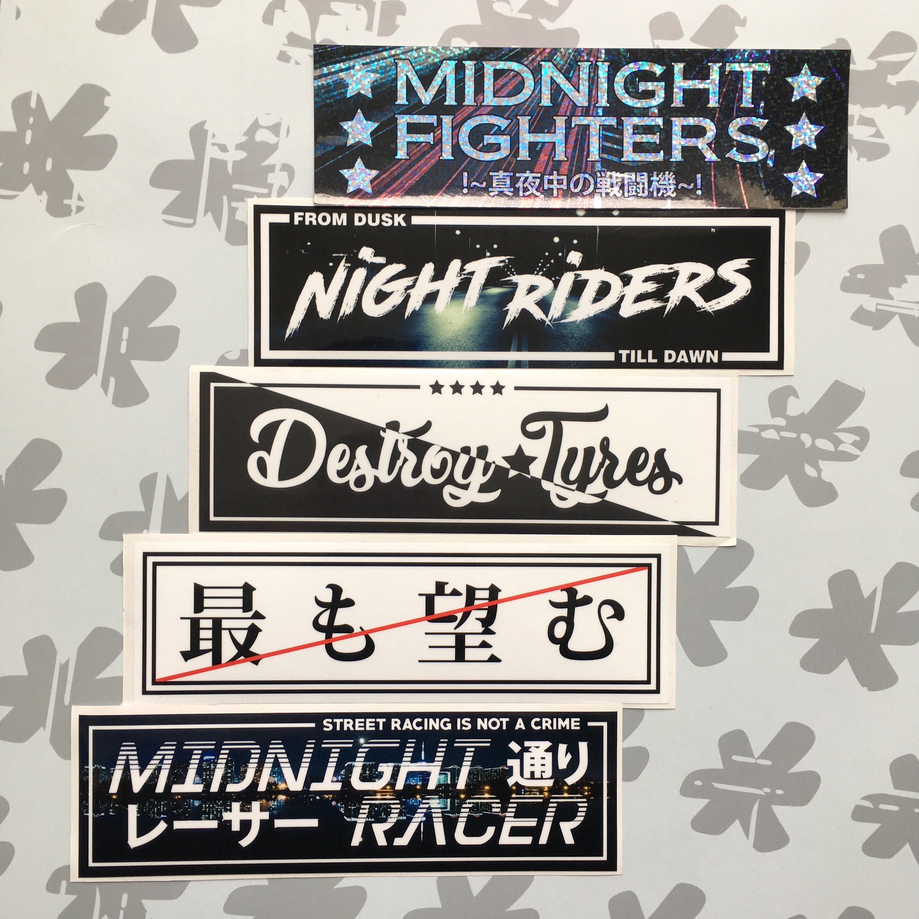 Night Riders Slap Sticker - Etsy