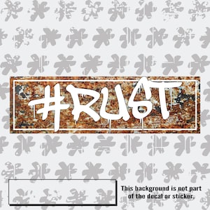 Rust Slap sticker