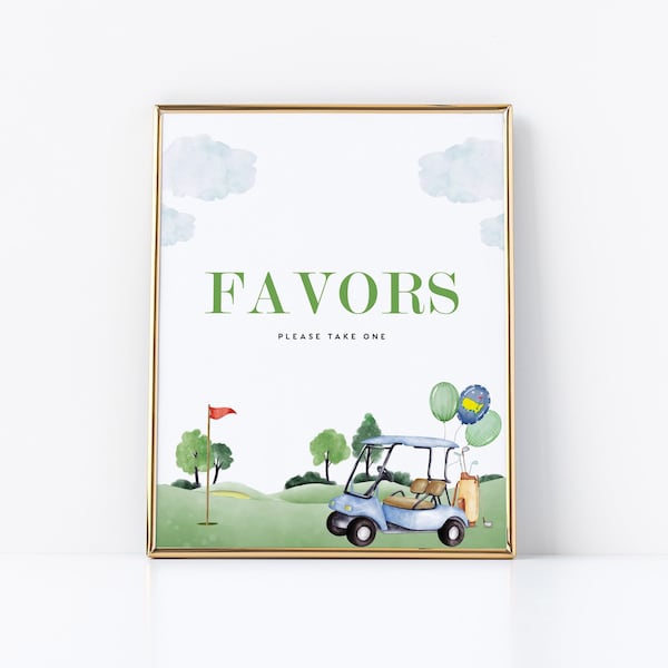 Editable Golf Party Signs, Golf Theme Birthday Signage, Masters Golf Sign,  Table Top Signs, Hole-in-One Party, INSTANT DOWNLOAD