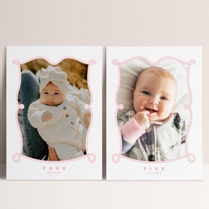 Modello per banner fotografico di compleanno a tema rodeo da cowgirl (download digitale)