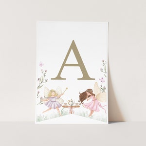 Fairy Tea Party Birthday Banner: Editable Garden Party Decor (Instant Download)
