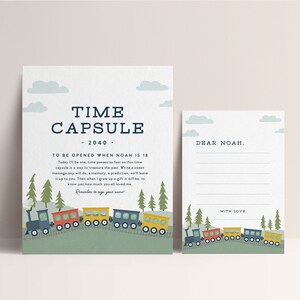 Train Birthday Time Capsule,  INSTANT DOWNLOAD