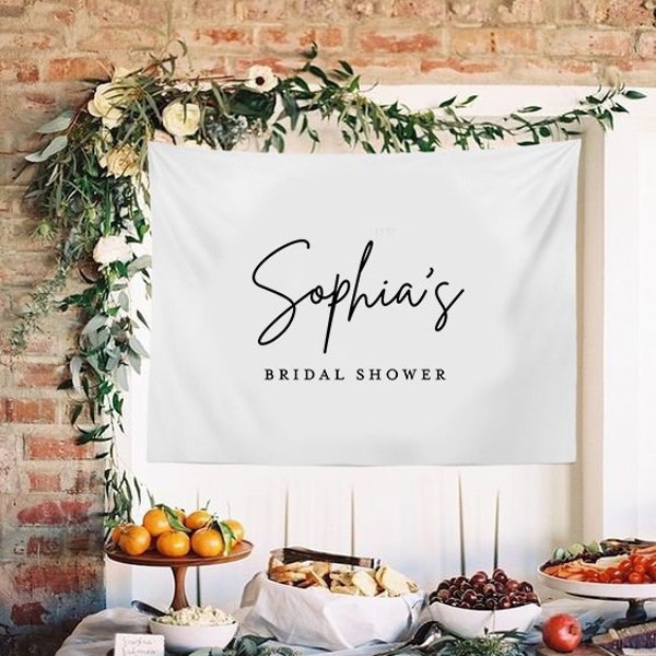 Bridal Shower Backdrop Etsy