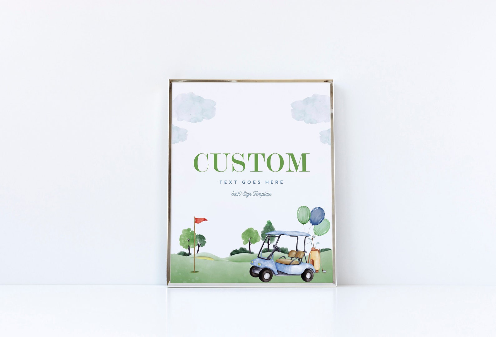 Editable Golf Party Signs Golf Theme Birthday Signage Table - Etsy