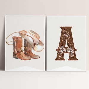 Wild West Geburtstagsbanner, moderne Cowboy Geburtstagsparty, Western Geburtstagsdekoration, bearbeitbare Vorlage, INSTANT DOWNLOAD