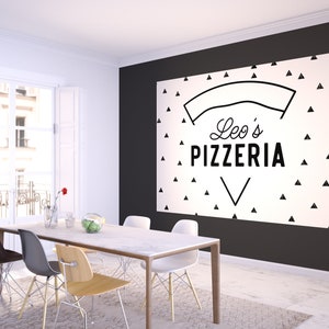 Pizza Party Backdrop Banner: 48x36 Printables (Instant Download)