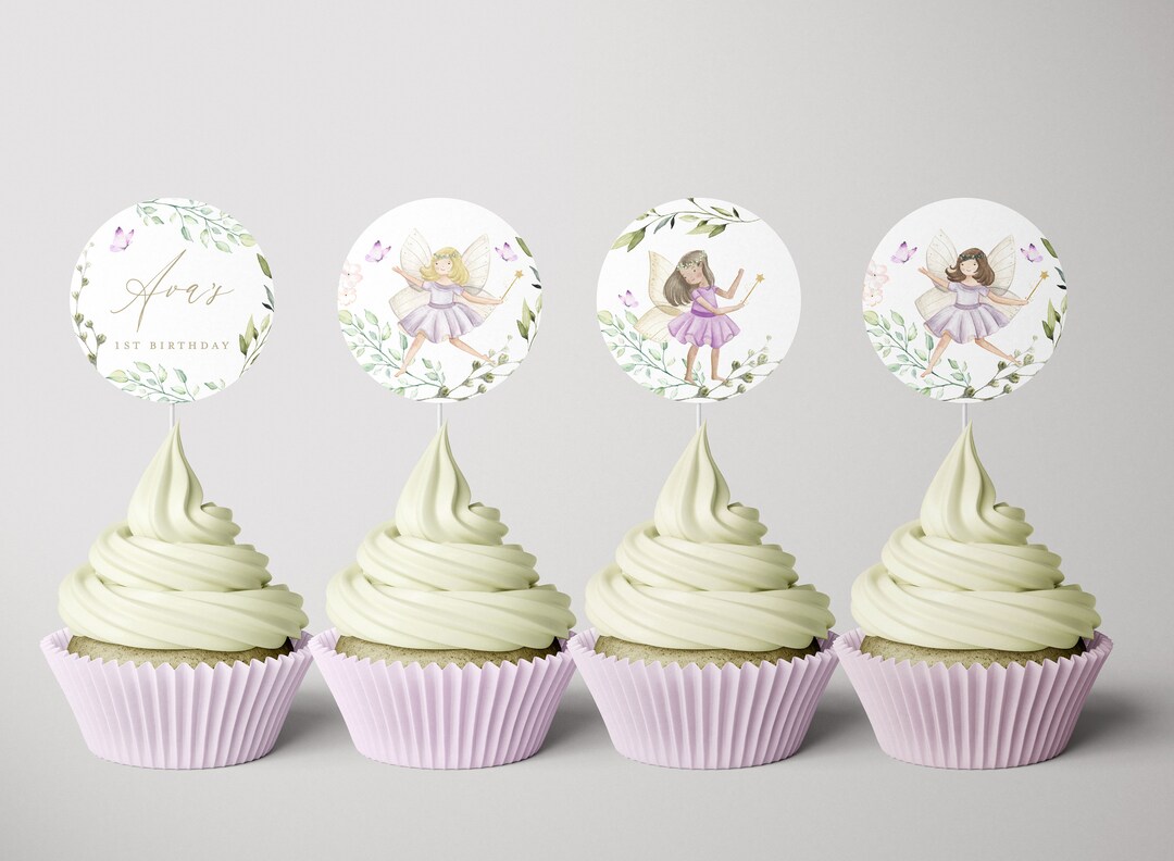Fairy Cake Topper  Paperless Post Party Shop