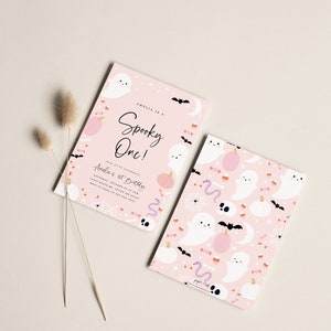 Spooky One Birthday Invitation First Birthday Invitation - Etsy