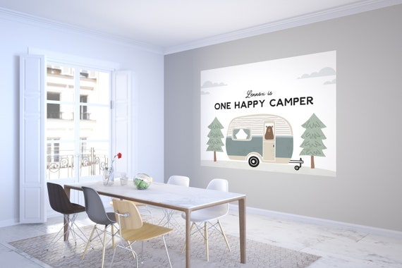 One Happy Camper Backdrop One Happy Camper Camping Birthday - Etsy