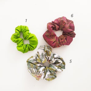 Cotton Scrunchie more colors and patterns handmade hair accessory hair tie elastic band for hair ti.nyu tinyu zdjęcie 7