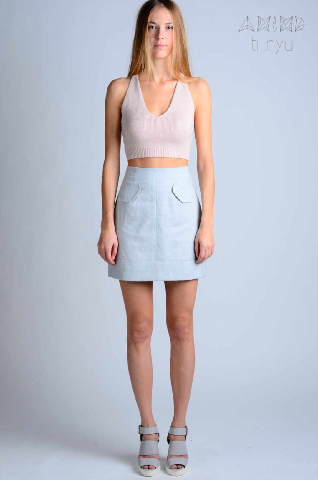 Cotton A-line Mini Skirt Colors Retro Skirt 60s Skirt More Colors and Sizes Ti.nyu Tinyu - Etsy