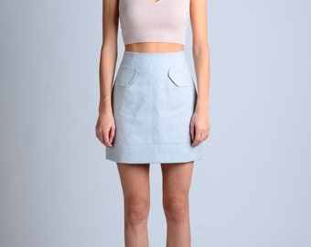 Cotton A-line mini skirt | colors | retro skirt | 60s skirt | more colors and sizes | ti.nyu | tinyu