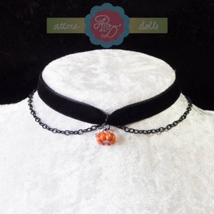 Baby Pumpkin Halloween Choker