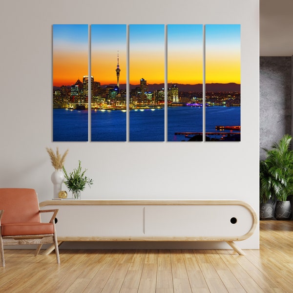 Painting of Skyline Etsy
