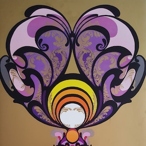 1972 Wiinblad Jewelry for A. Michelsen - Original Vintage Poster