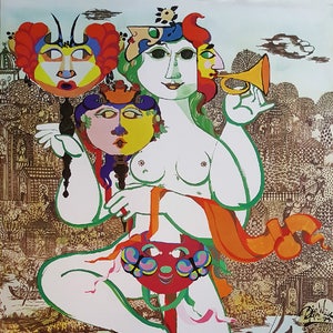 1979 Wiinblad Cramér Baletten - Póster vintage original