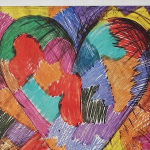 1983 Jim Dine Paris Exhibition Poster - Original Vintage Poster