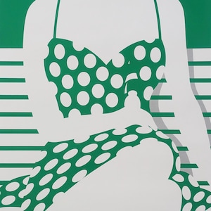 1985 Tuborg Beer-advertentie (Lady) - originele vintage poster