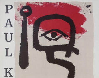 1959 Paul Klee Exhibition poster from Statens Museum For Kunst - Original Vintage Poster
