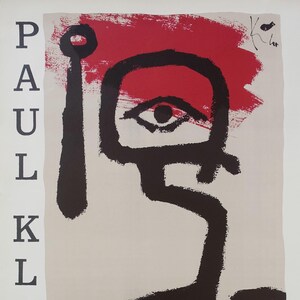 Cartel de la exposición Paul Klee de 1959 del Statens Museum for Kunst: cartel vintage original