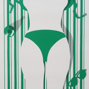 1985 Tuborg Beer Advertisement (Beach) - Original Vintage Poster